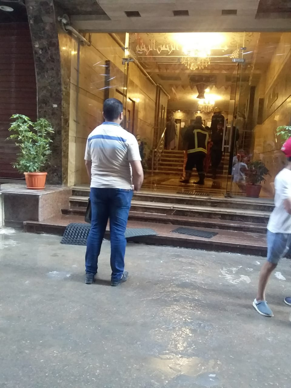حريق بعقار في الإسكندرية
