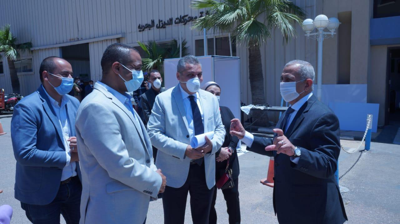 إجراءات مكافحة كورونا بالأكاديمية العربية بالإسكندرية