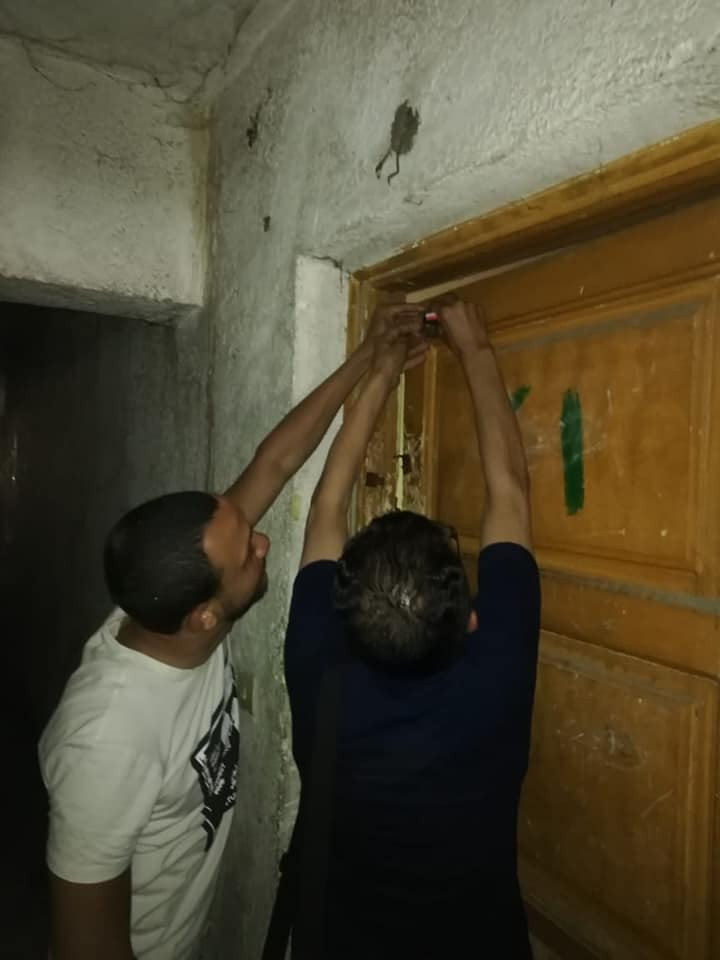 إخلاء وحدات سكنية ومحال بالإسكندرية