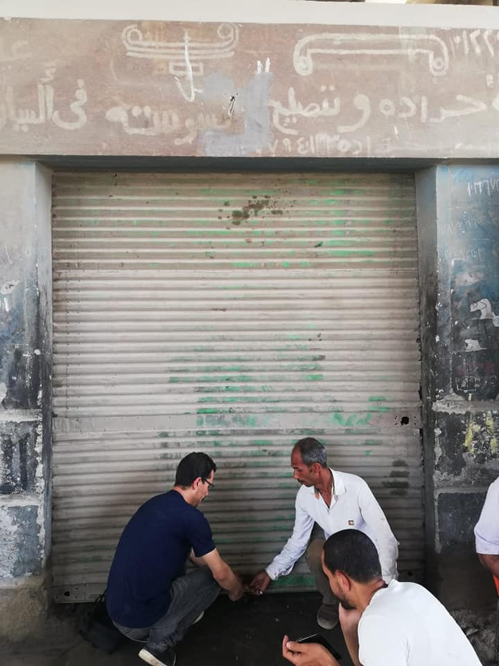 إخلاء وحدات سكنية ومحال بالإسكندرية