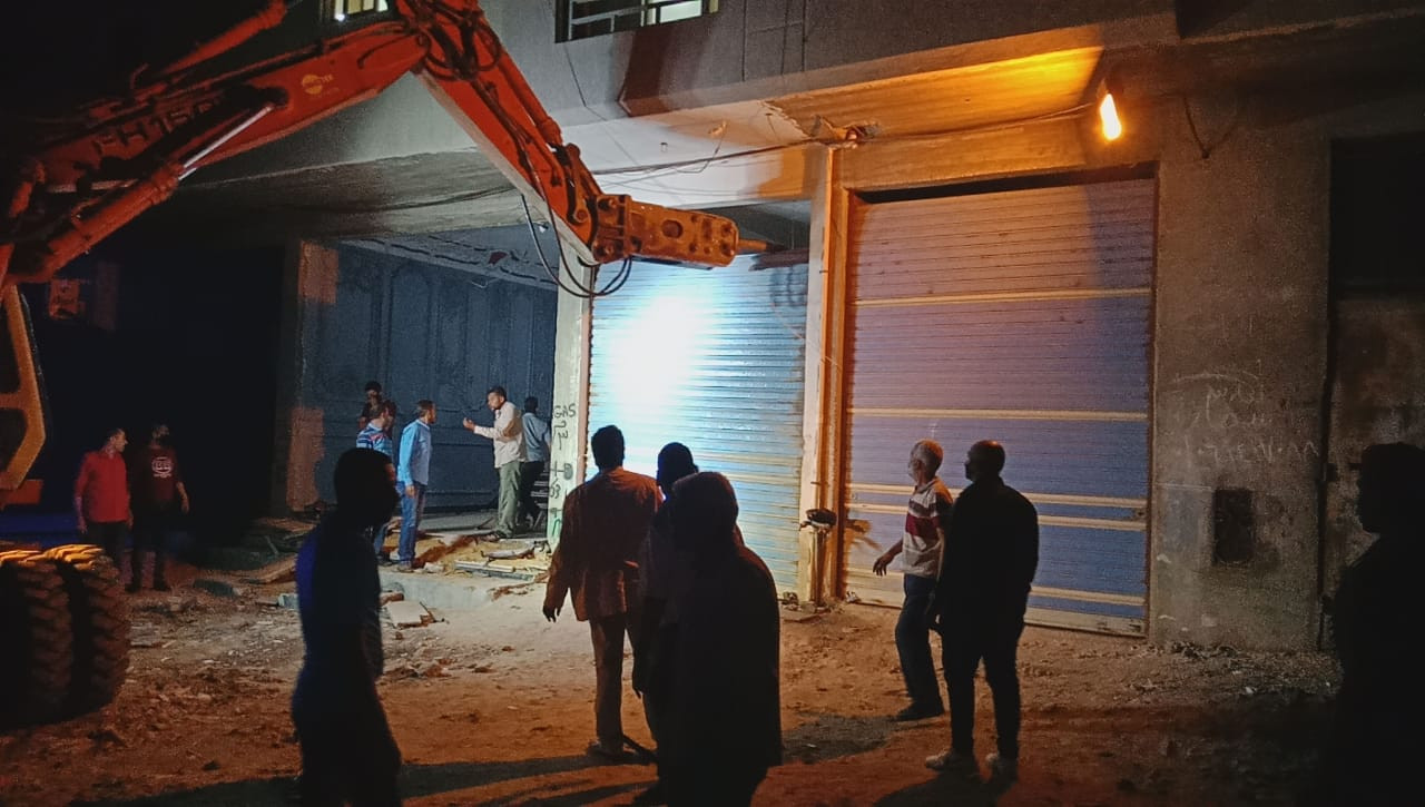 إزالة البناء المخالف فى الإسكندرية