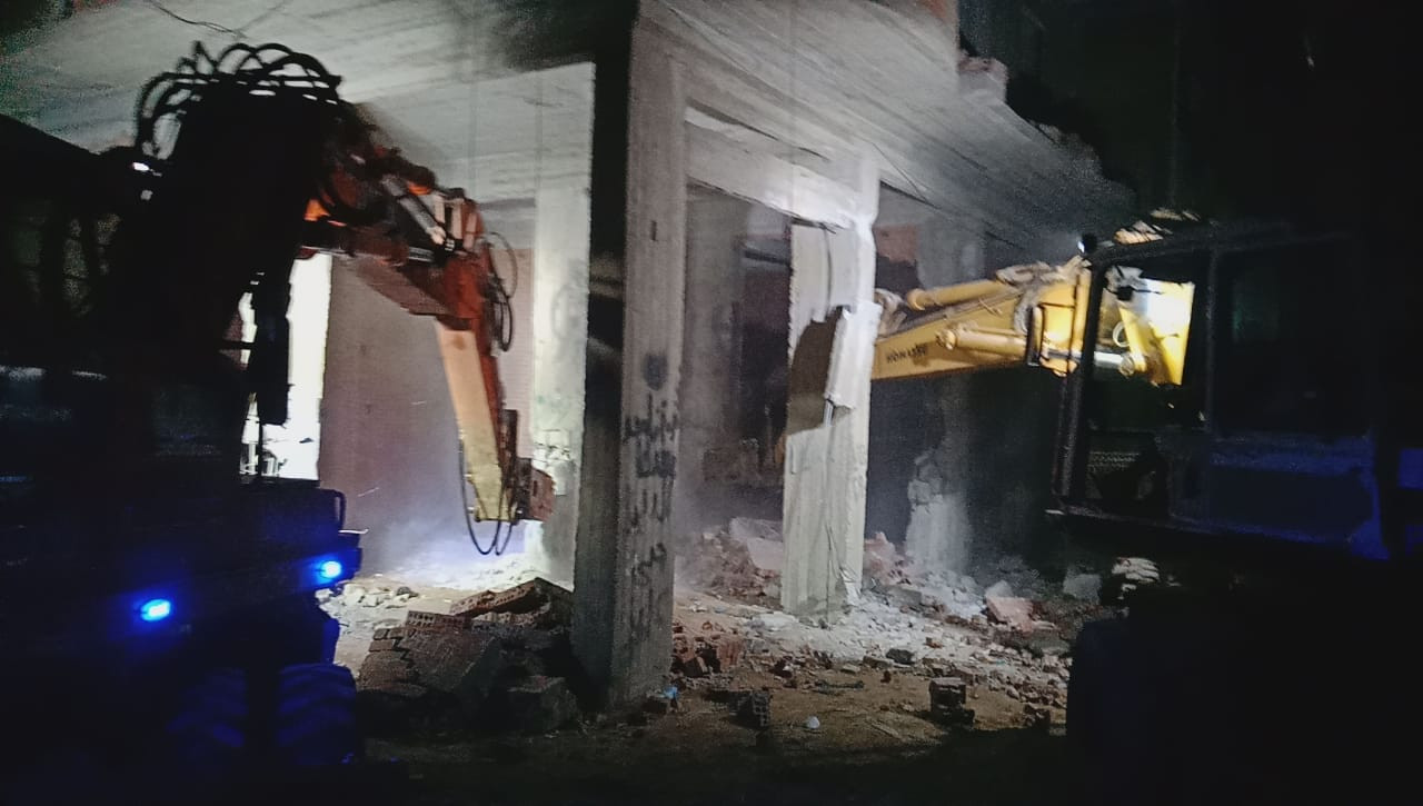 إزالة البناء المخالف فى الإسكندرية