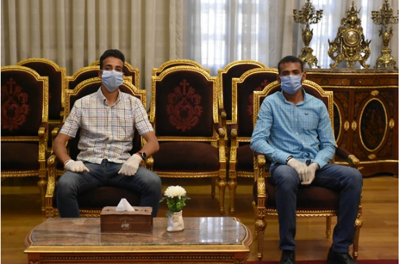 استقبال البابا تواضروس للعالقين