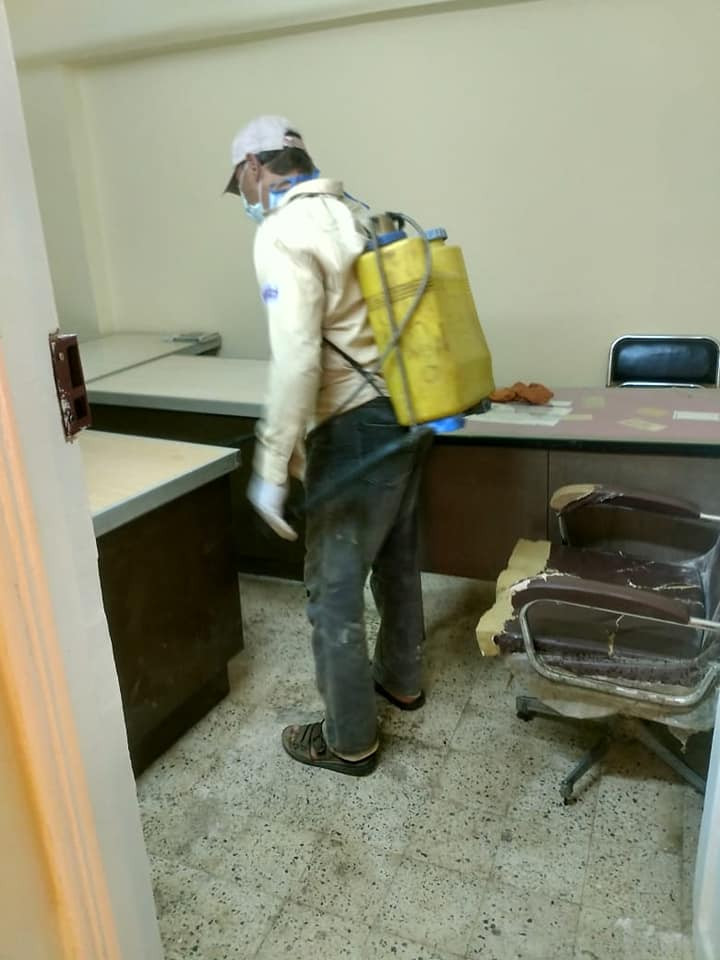 تطهير مقار صرف المعاشات