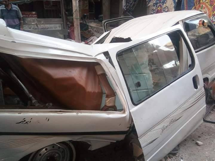 انهيار شرفة عقار في الإسكندرية