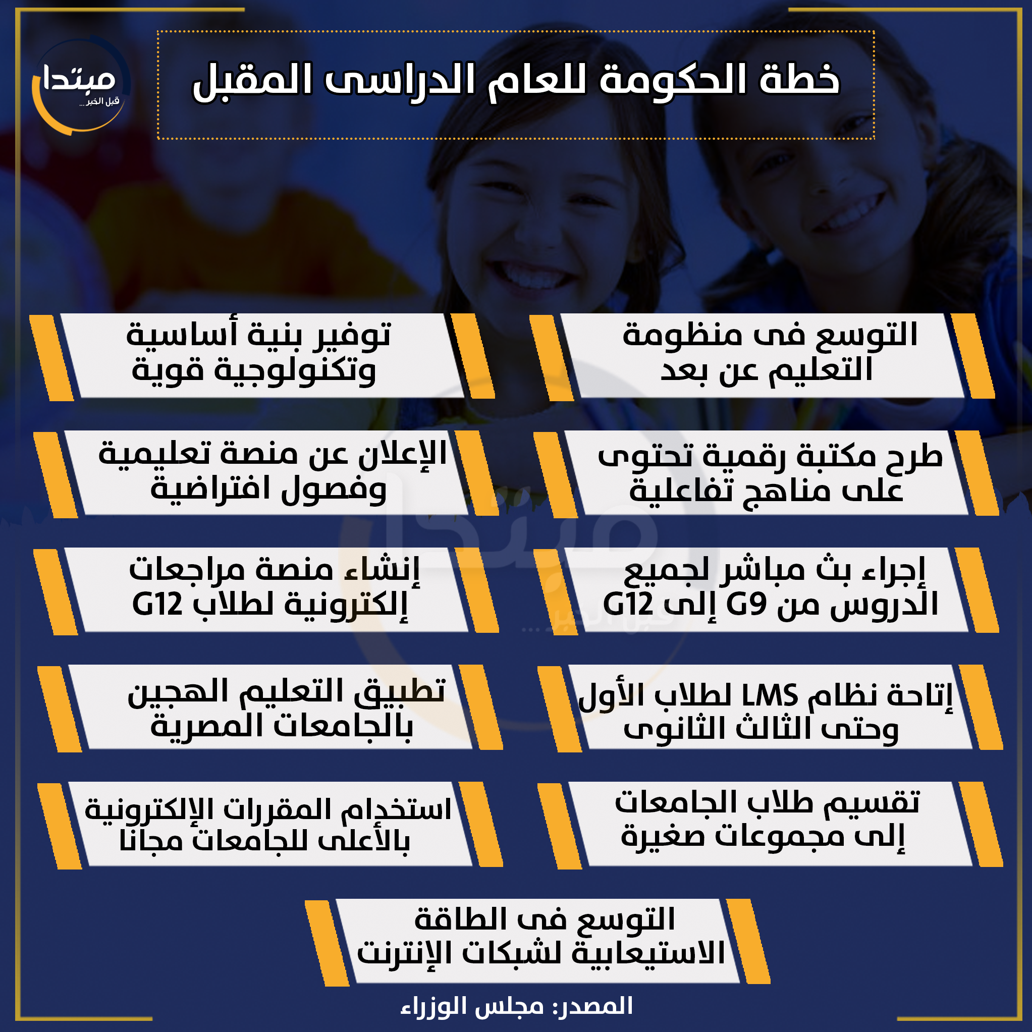 خطة التعليم للعام المقبل