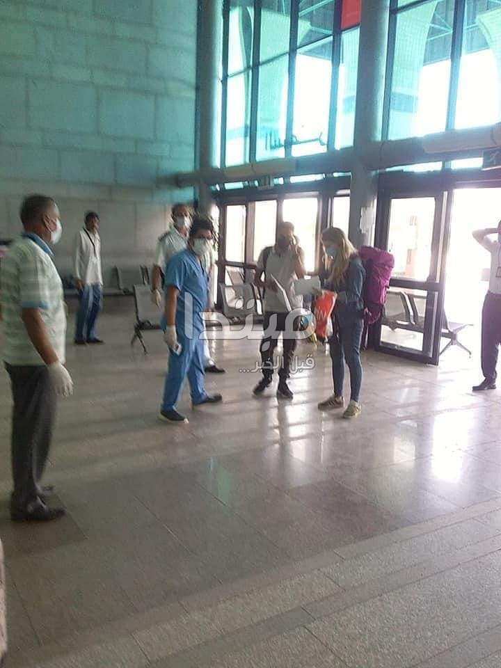 الإجراءات الوقائية بمطار الأقصر
