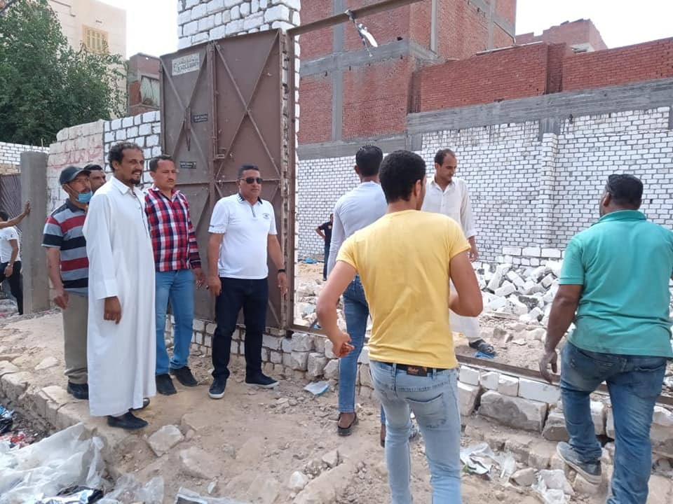 إزالة عقارات مخالفة في الإسكندرية