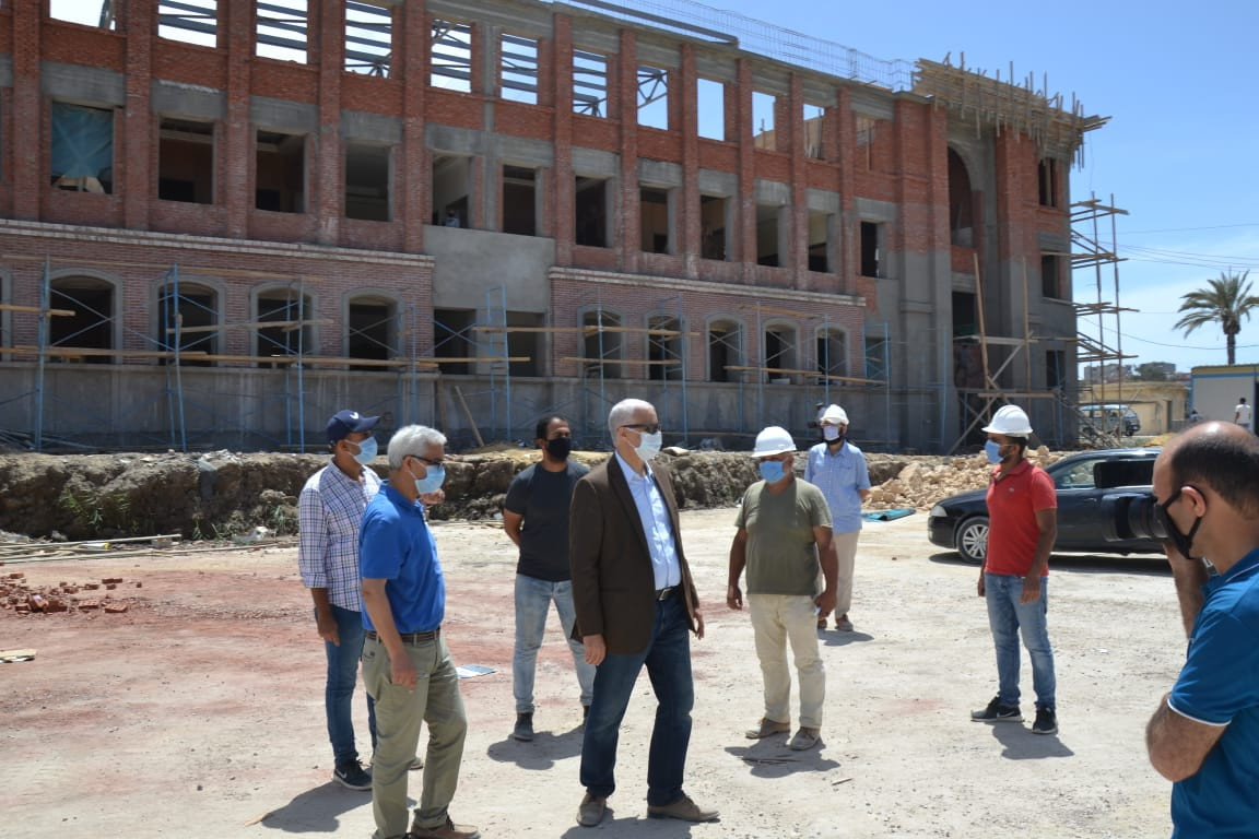 مبنى الكليات الجديد بجامعة الإسكندرية