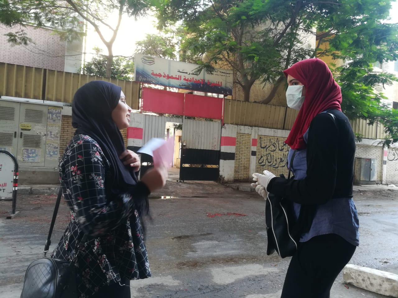 توافد طلاب الثانوية العامة