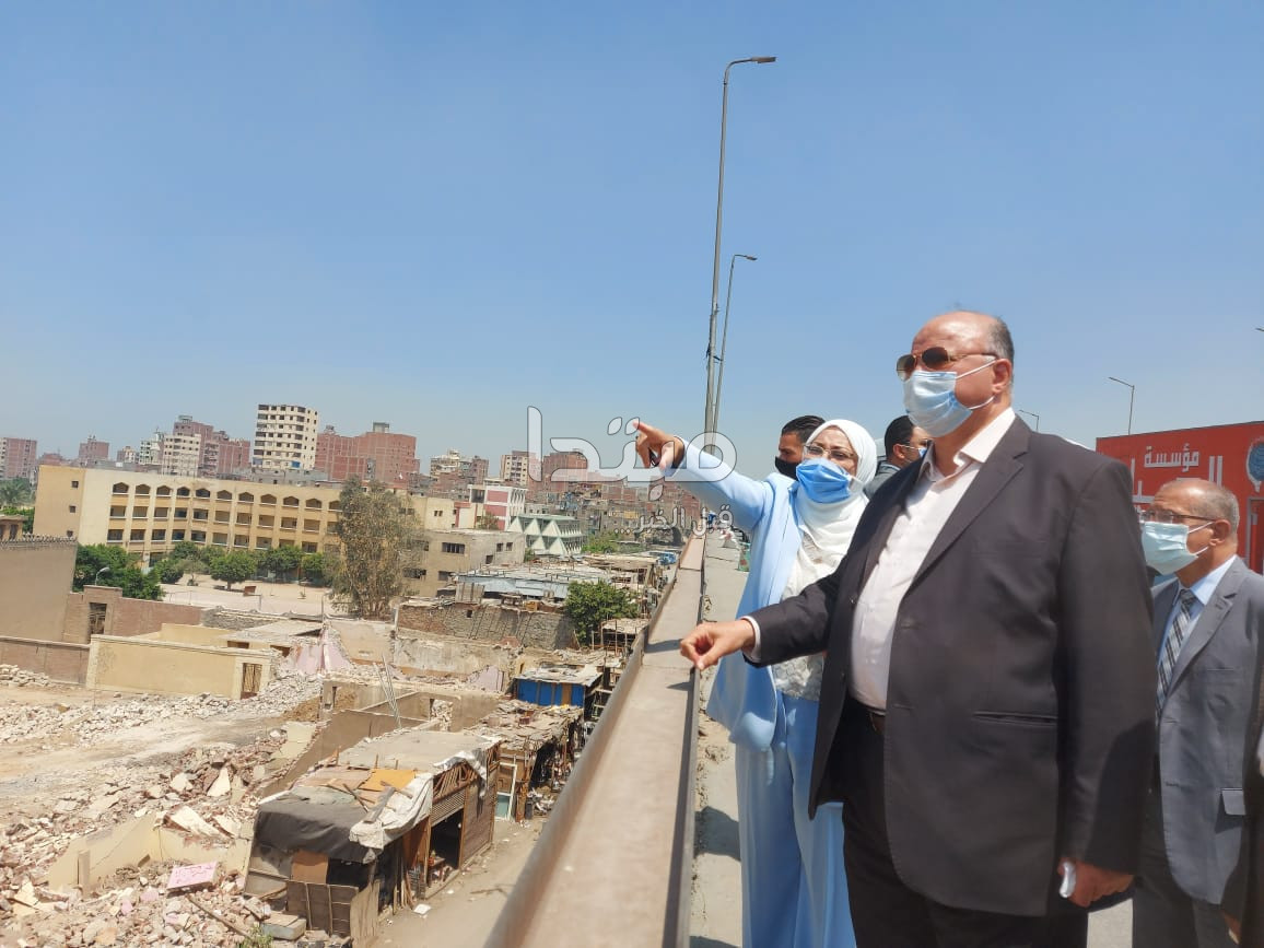 محافظ القاهرة يتفقد منطقة الروضة