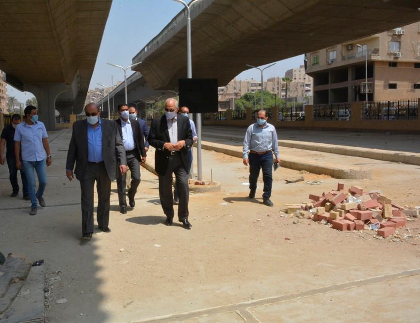 محافظ الجيزة يتفقد موقف المريوطية