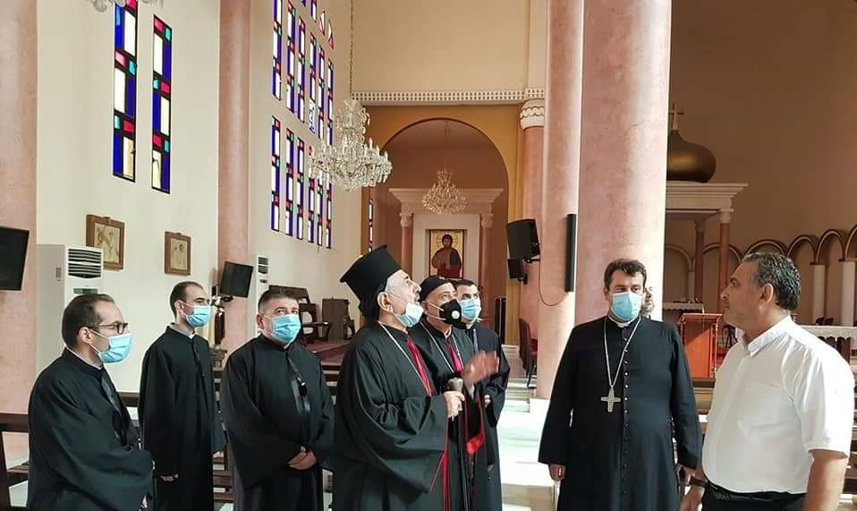 بطريرك الروم الكاثوليك يزور نظيره السريان فى بيروت