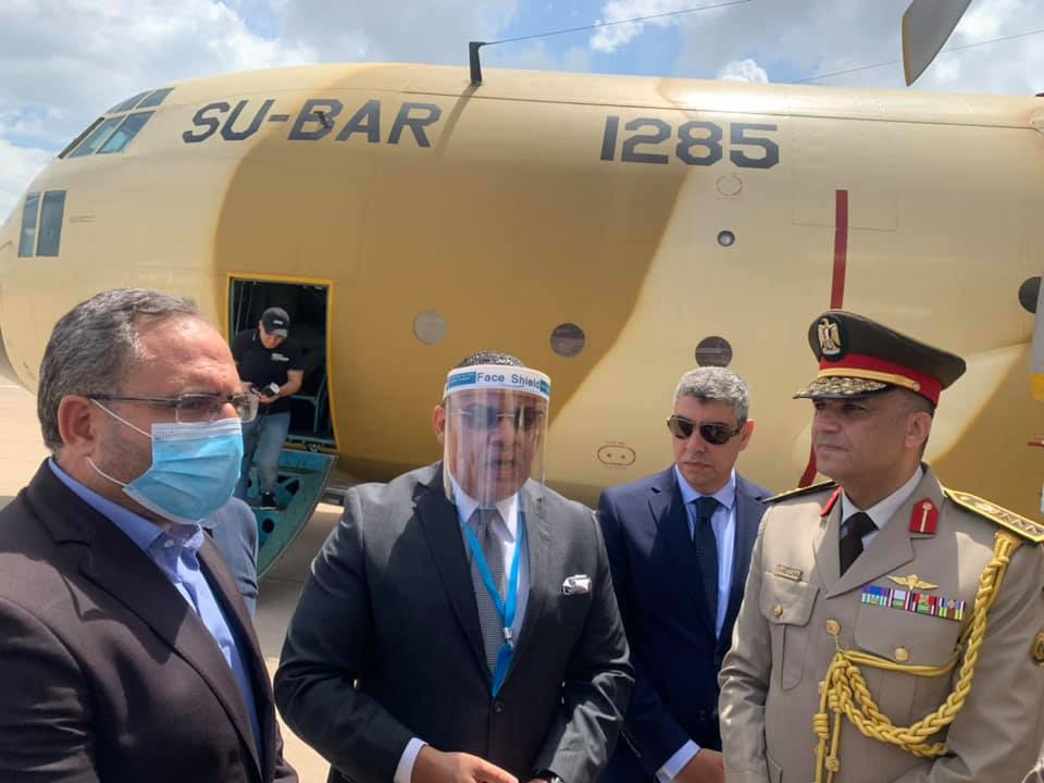 الجسر الجوى المصرى الإغاثى لبيروت