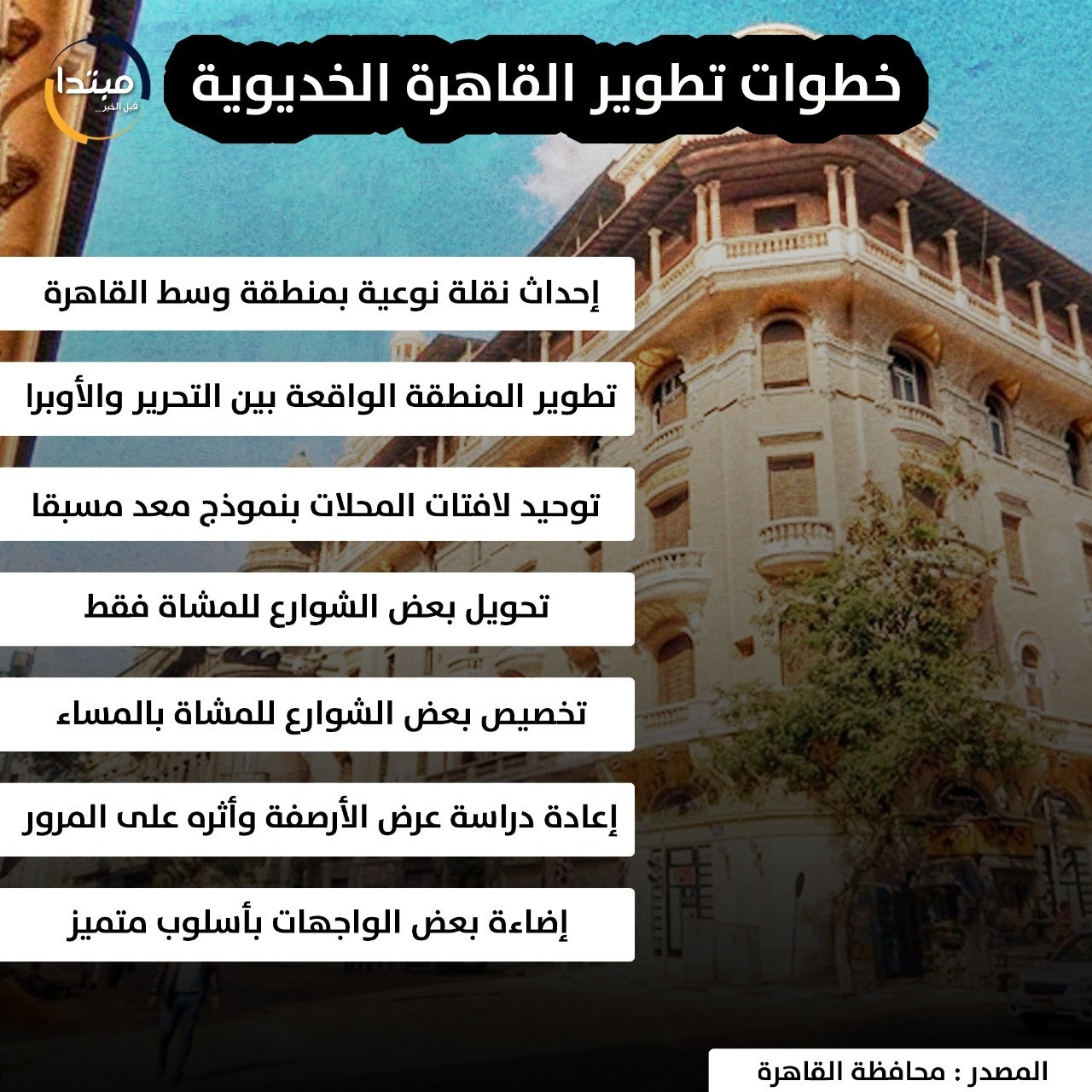 تطوير القاهرة الخديوية
