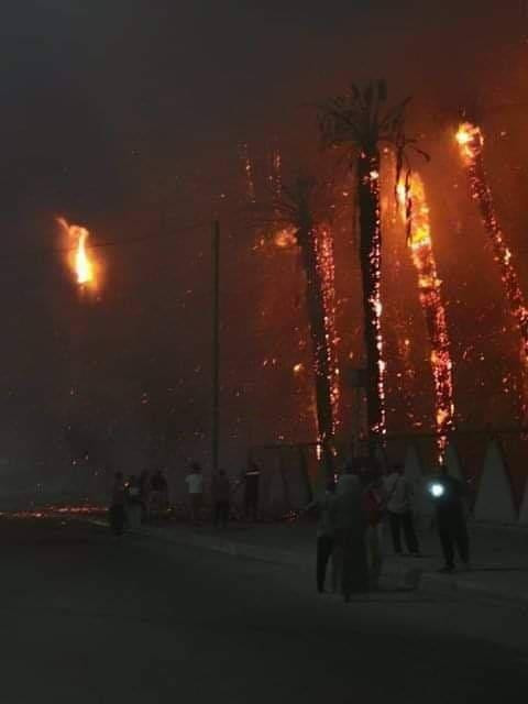 حريق أمام الفسطاط