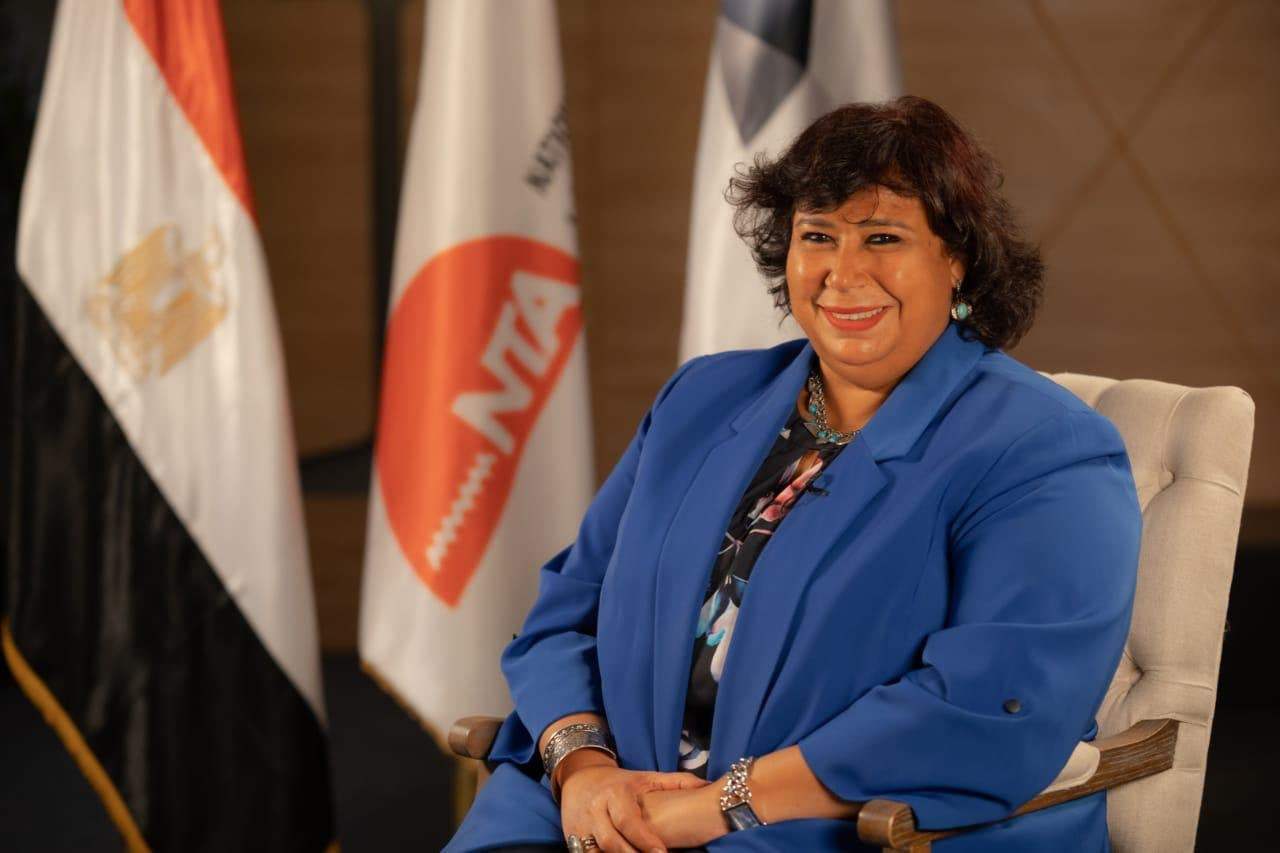 جانب من مشاركة وزيرة الثقافة