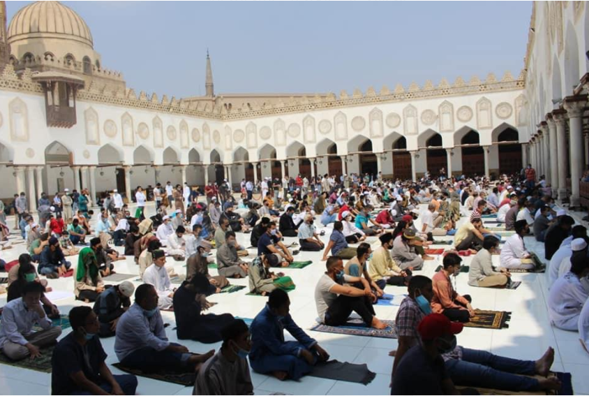 صلاة الجمعة بالجامع الأزهر