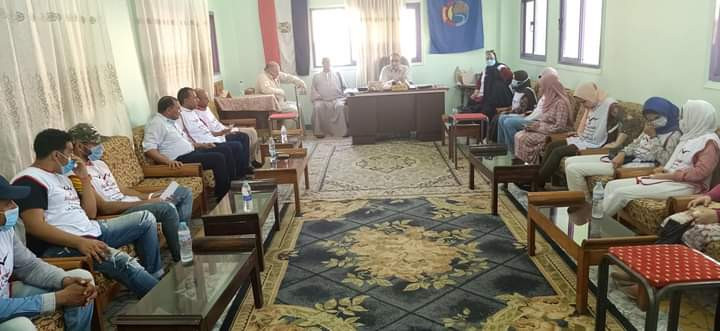 هيئة المصريين الأحرار بالبحيرة تزور أمانة ايتاى البارود