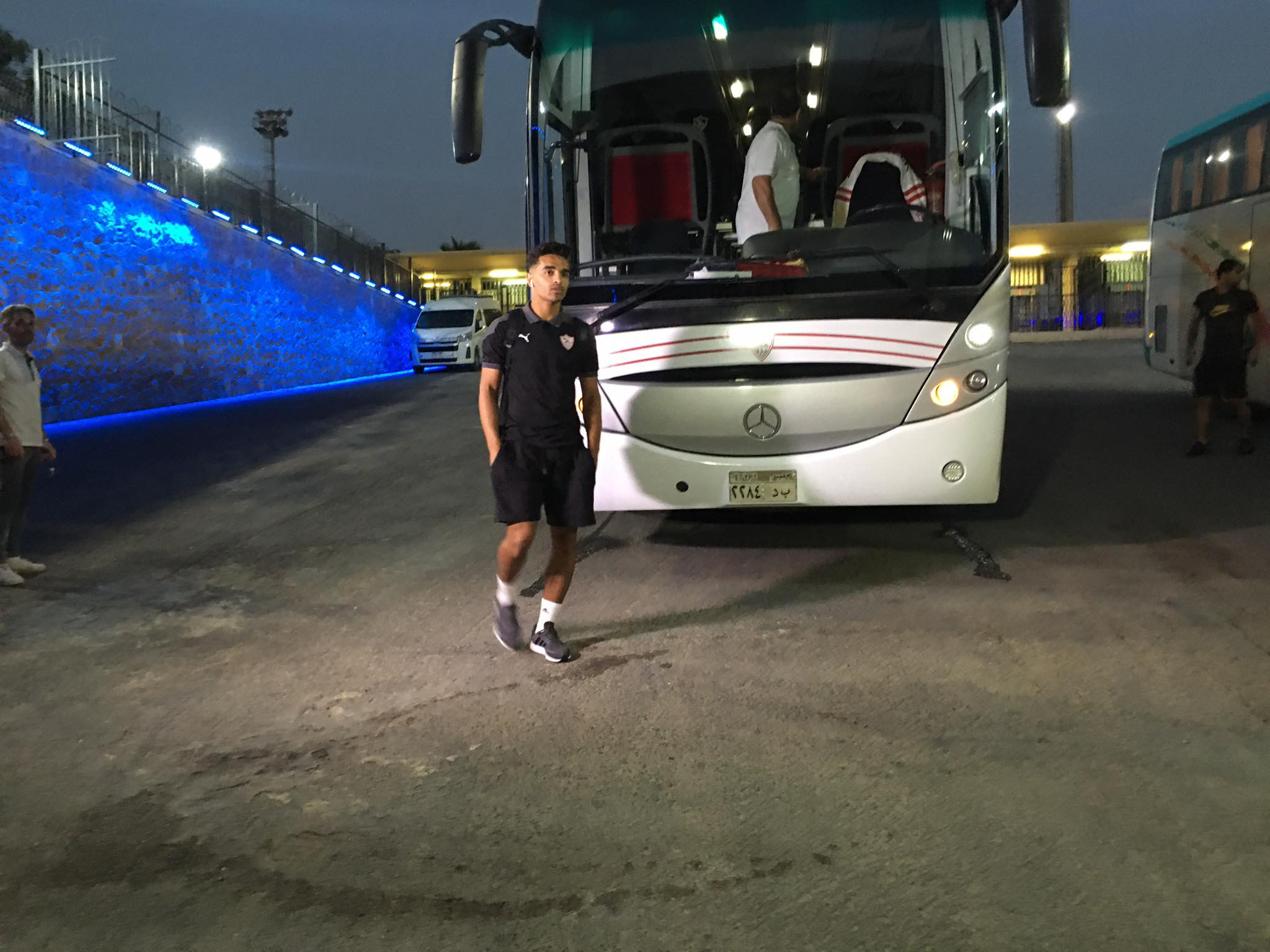 وصول لاعبى الزمالك