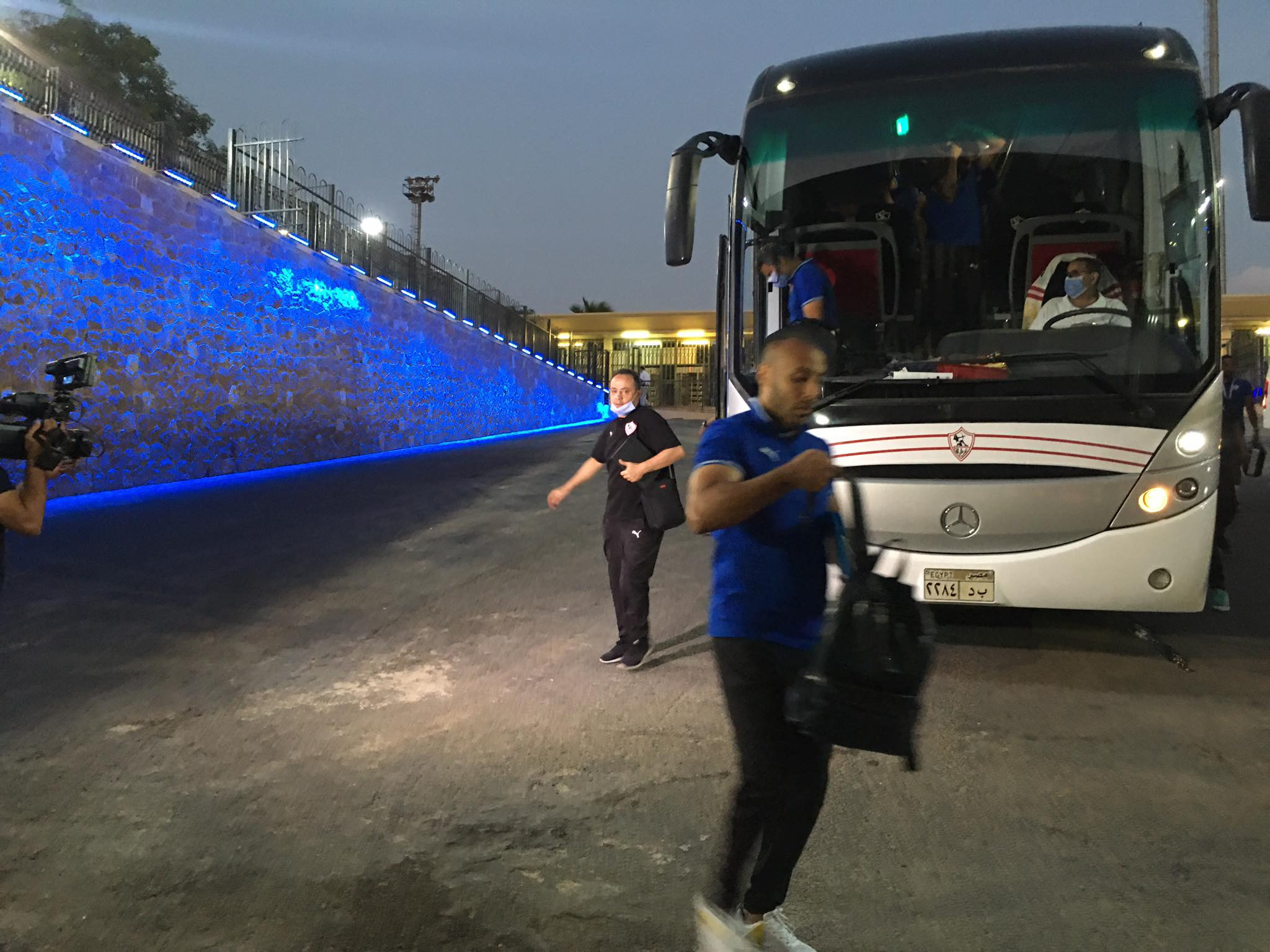 وصول لاعبى الزمالك
