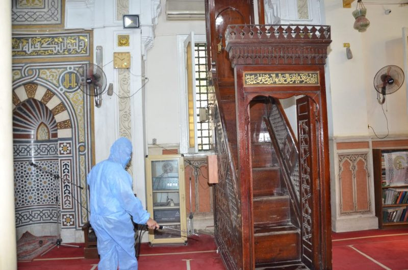 تعقيم المساجد
