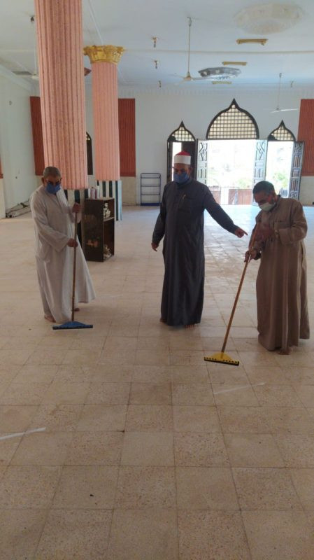 الأوقاف تواصل تطهير وعقيم المساجد