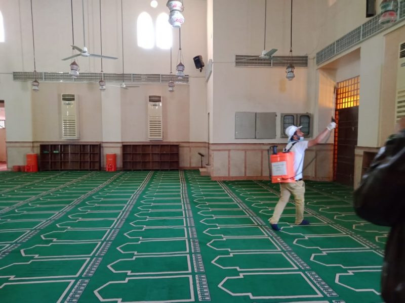الأوقاف تواصل تطهير وعقيم المساجد