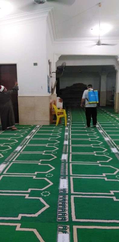 الأوقاف تواصل تطهير وعقيم المساجد