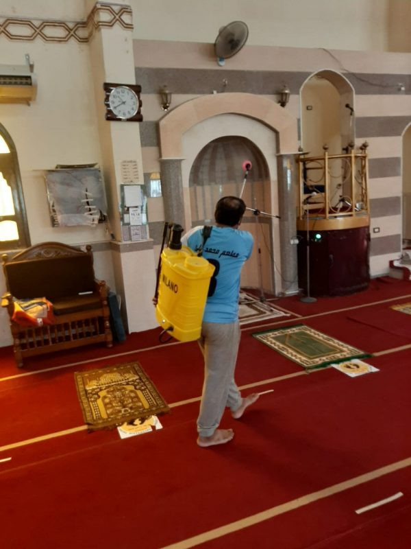 الأوقاف تواصل تطهير وعقيم المساجد