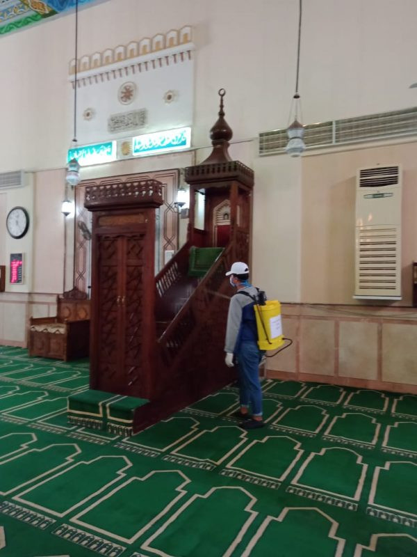 الأوقاف تواصل تطهير وعقيم المساجد
