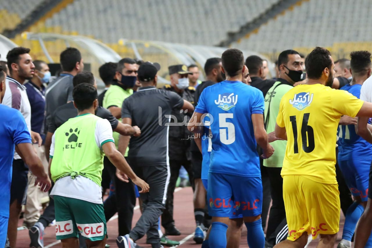 مشادة الزمالك والمصرى