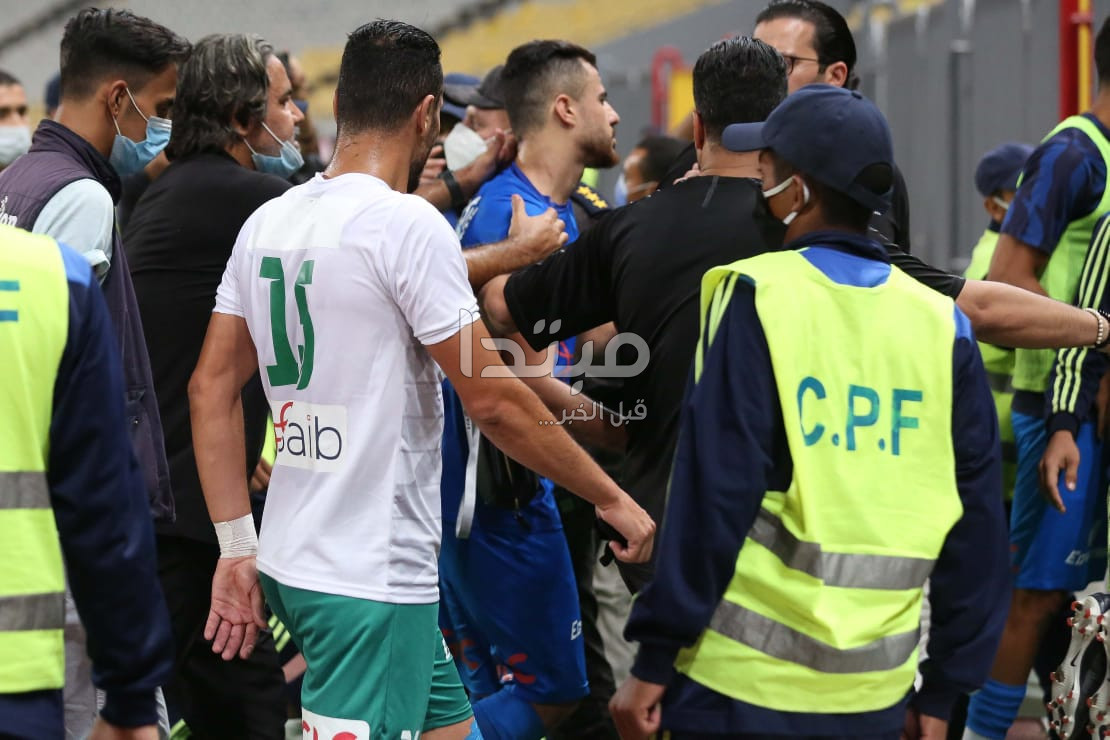 مشادة الزمالك والمصرى