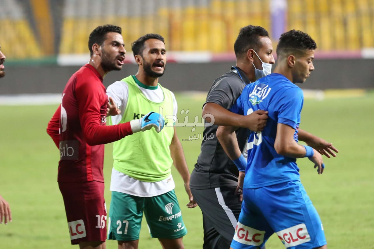 مشادة الزمالك والمصرى