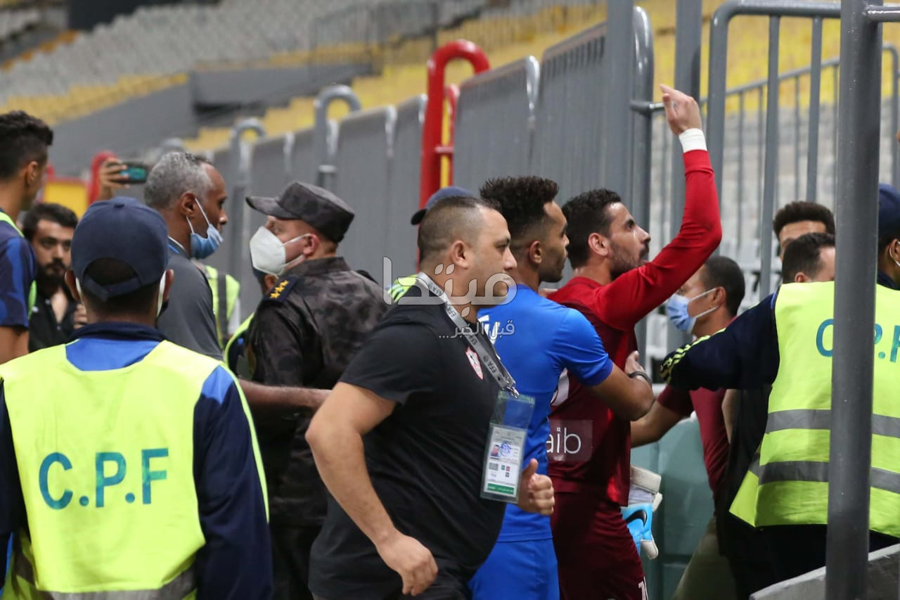 مشادة الزمالك والمصرى
