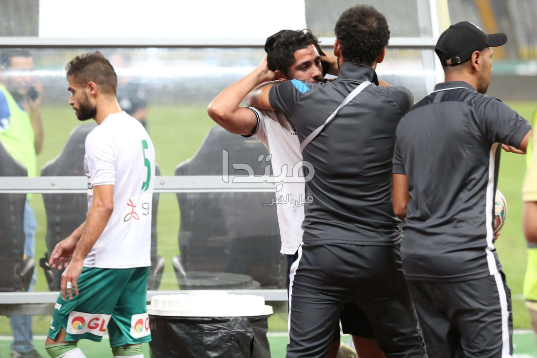 مشادة الزمالك والمصرى