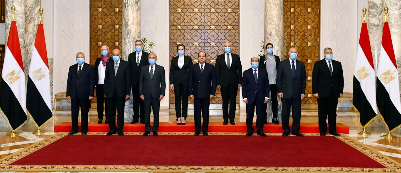الرئيس السيسى يجتمع مع ممثلى شباب القضاة المتميزين