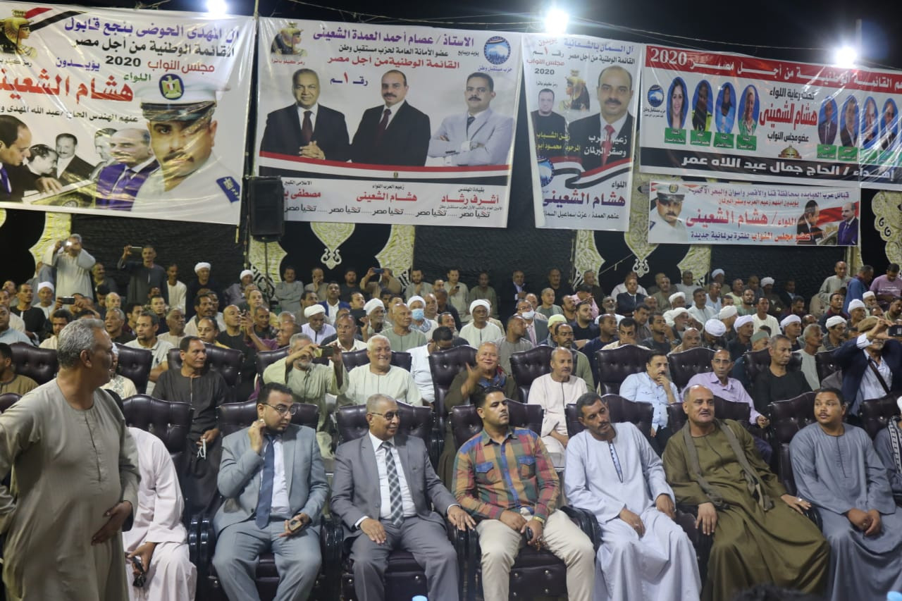 مؤتمر القائمة الوطنية بمحافظة قنا فى نجع حمادى