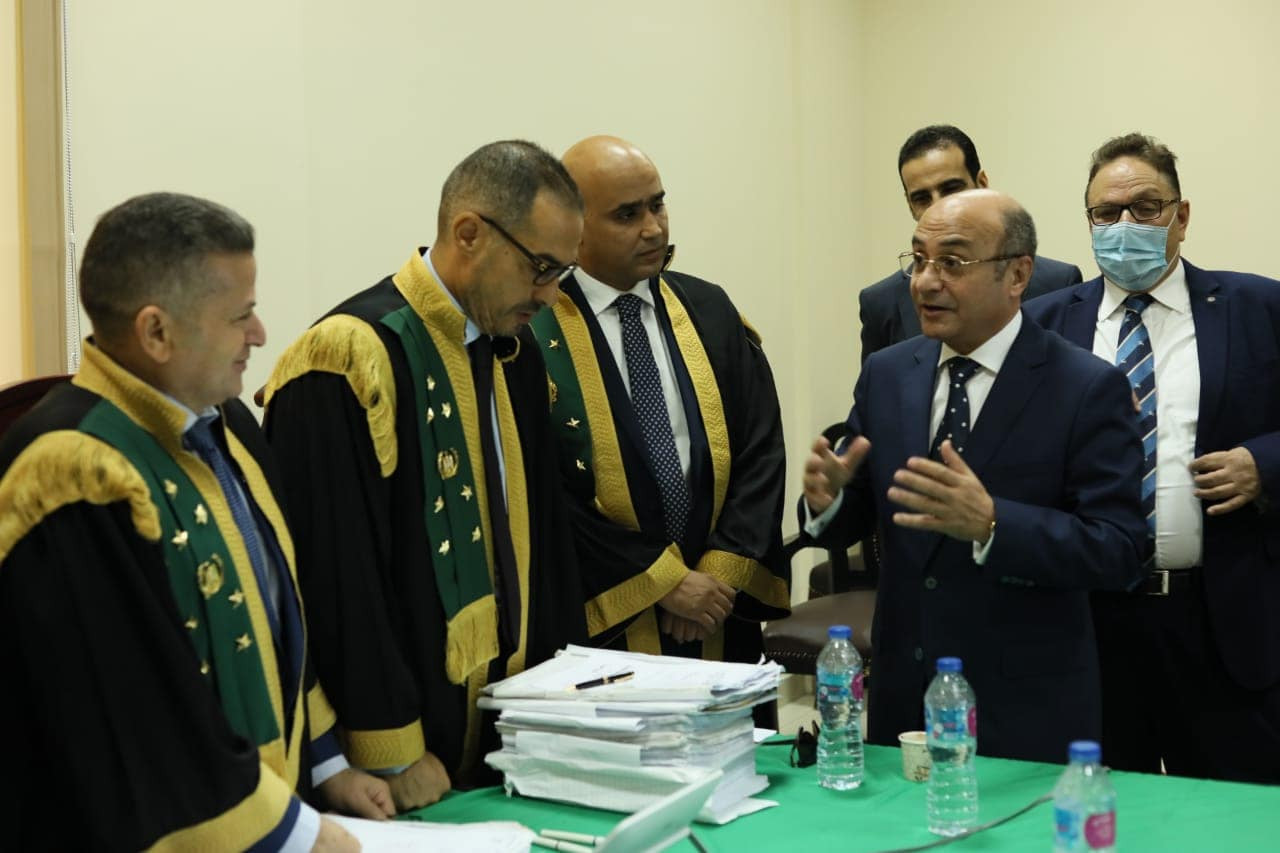 وزيرا العدل والاتصالات يتابعان نظام تجديد الحبس الإلكترونى