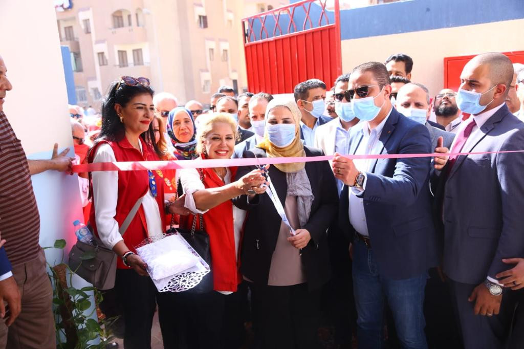 وزيرة التضامن فى الفيوم