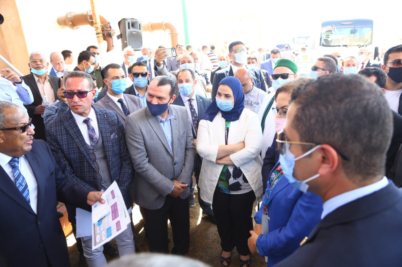 وزيرة التضامن فى سوهاج