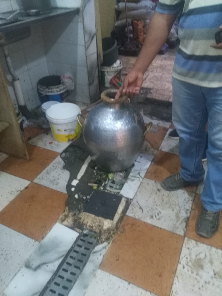 إعدام أغذية فاسدة