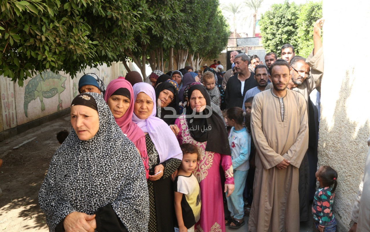 توافد كبير على لجان انتخابات النواب فى العياط