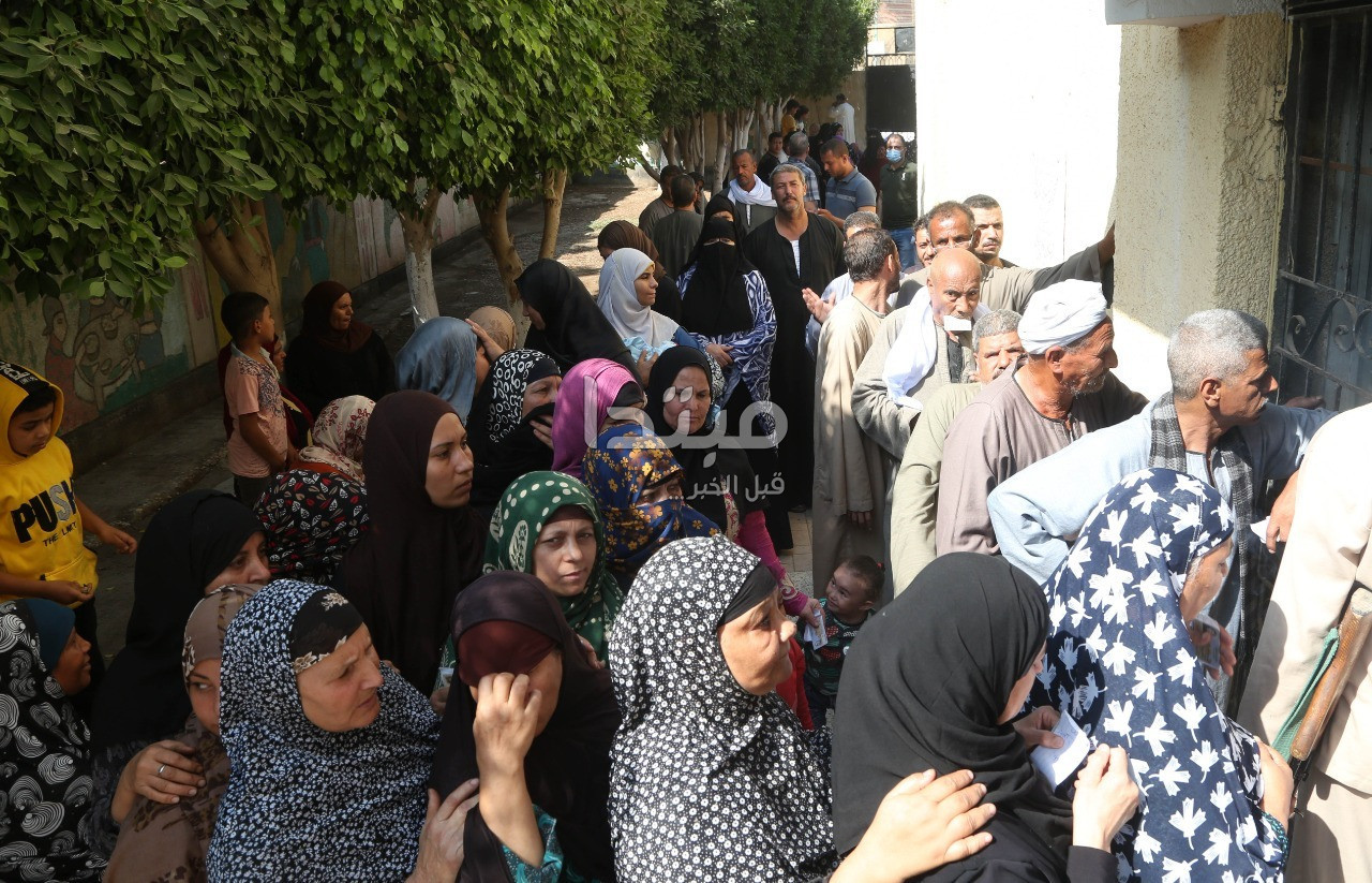 توافد كبير على لجان انتخابات النواب فى العياط