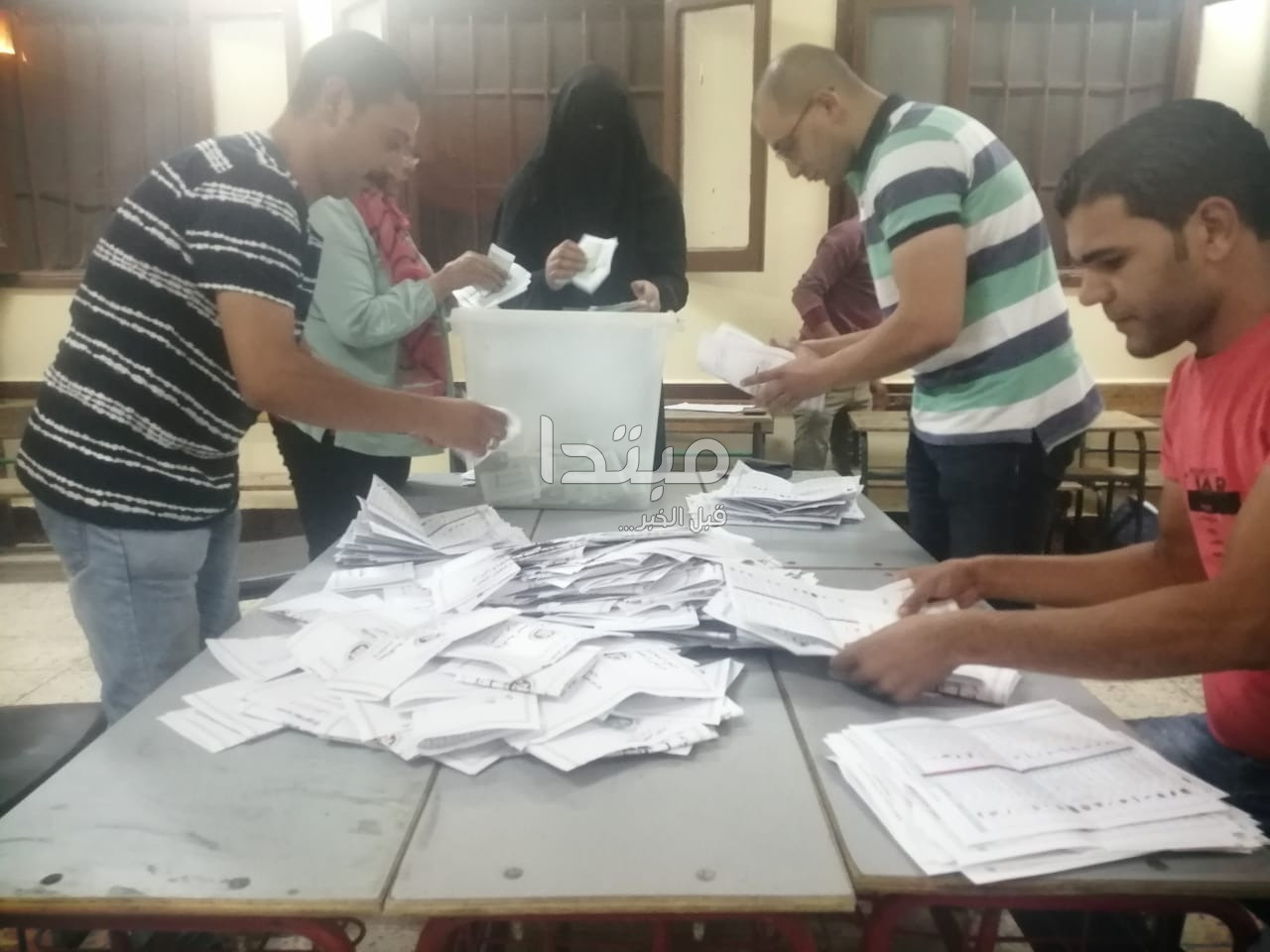 فرز الأصوات