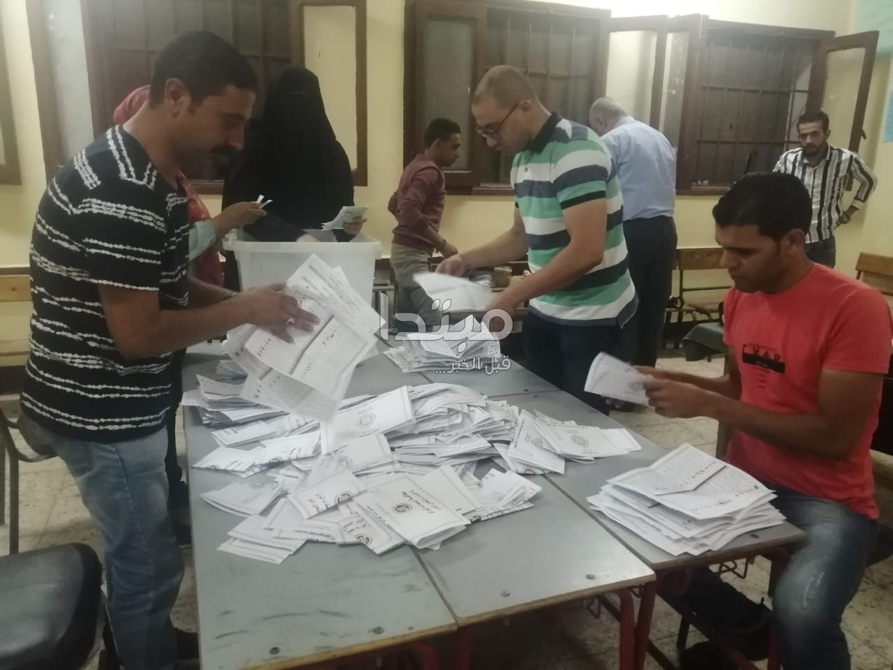 فرز الأصوات