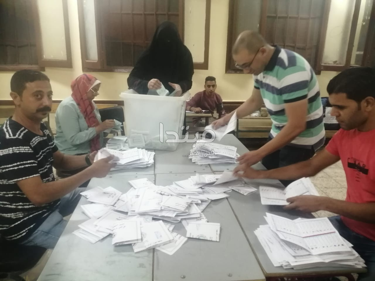 فرز الأصوات