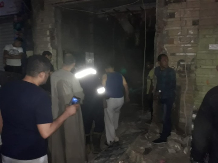 انفجار ماسورة غاز