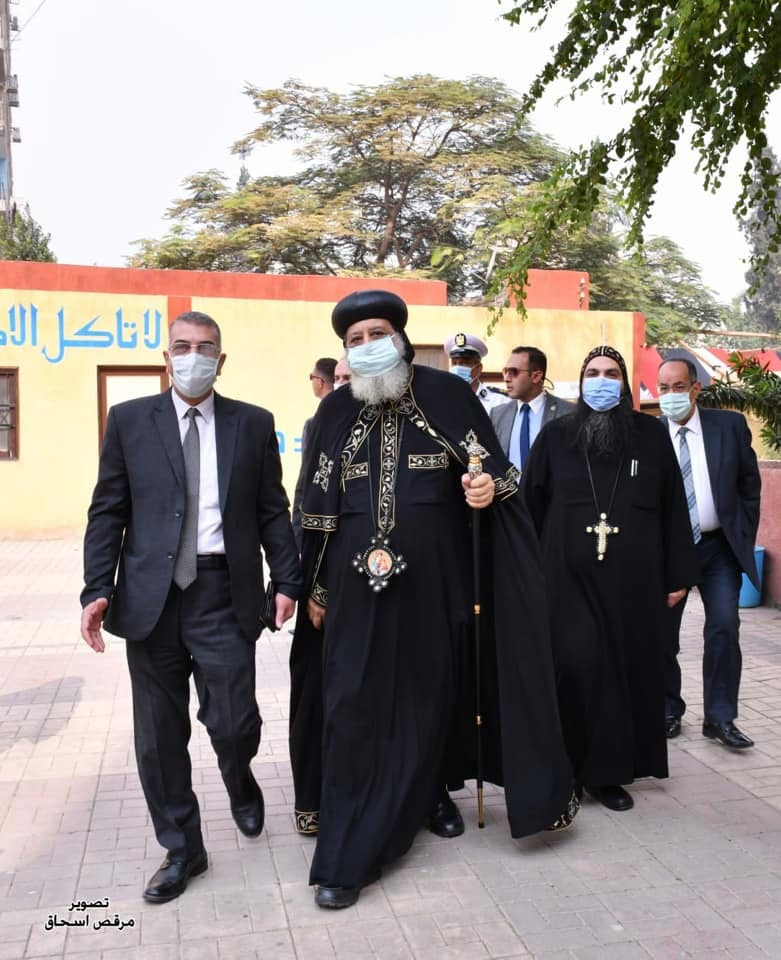 البابا تواضروس يدلى بصوته فى الانتخابات