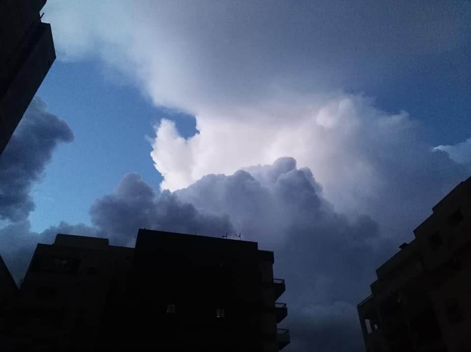 أمطار غزيرة على الإسكندرية